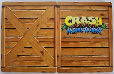 Crash Bandicoot N' Sane Insane Trilogy Steelbook G2 Metal Case | PS4 Xbox One • $64.57