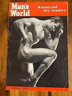 MAN'S WORLD Bodybuilding Muscle Beefcake Magazine BRYAN KING 2-56 (UK) • $33.99