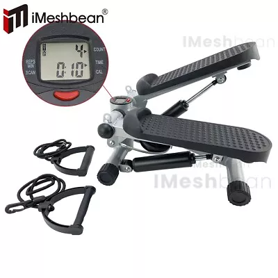 Mini Stair Stepper Equipment Exercise Machine W/LCD Monitor Resistance Bands US • $50.89