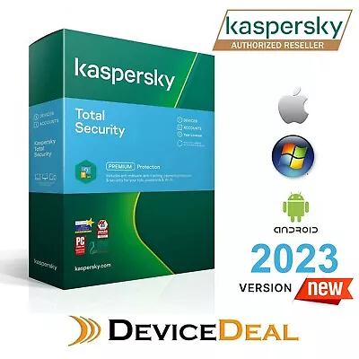 Kaspersky Total Security  Premium 1 Device 1 Year License Key 2023 By Email • $29.97