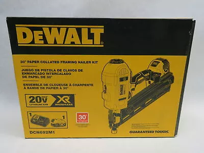 $349.99 • Buy   DeWALT DCN692M1 20V MAX XR Lithium Brushless Dual Speed Framing Nailer