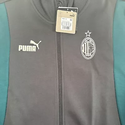 Original BNWT AC Milan 2022/2023 Puma Track Jacket Excellent Mens Large • £49.99