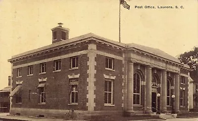 Laurens SC Post Office Office 1910s ? South Carolina  SC17 • $4.99