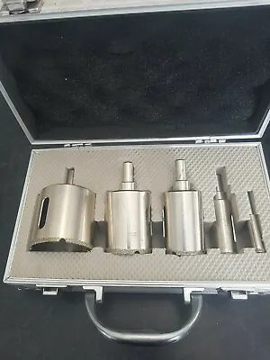 £39.99 • Buy PTX 5 Piece Dry Diamond Core Drill Bit Set Kit Glass & Tile 