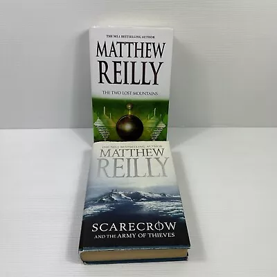 Matthew Reilly X 2 The Two Lost Mountains/Scarecrow Hardcover Action Thriller • $24.95