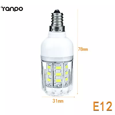 5W E27 E12 E26 E14 LED Corn Light Bulbs 5730 SMD DC 12V 24V Warm Cold White Lamp • $2.37