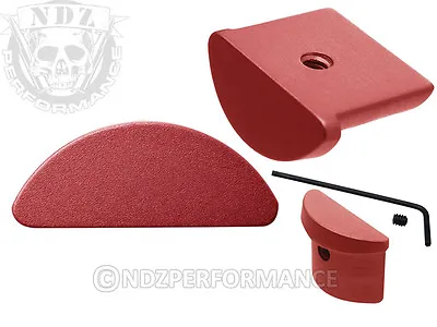 For Glock 43 Aluminum Grip Frame Red Slug Plug Pick Lasered Image • $16.99