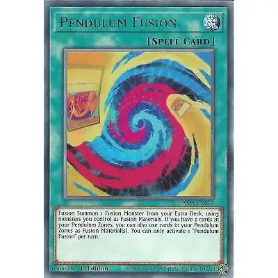 TAMA-EN054 Pendulum Fusion 1st Edition Rare :YuGiOh Trading Card • £0.99