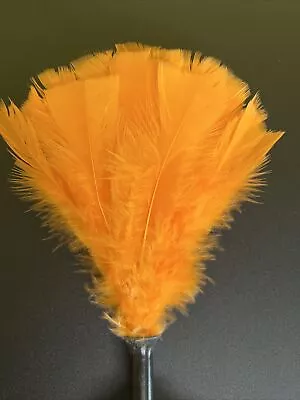 Vintage Feather Duster Orange Feathers NOS Prop Fetish Maid Housekeeper Costume • $8.99