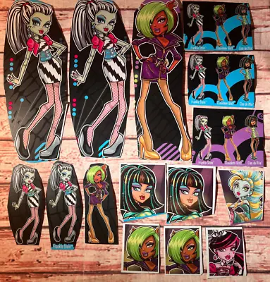 Monster High Doll Cardboard Cut Out Box Art Insert Cake Topper Dawn Of The Dance • $27.99