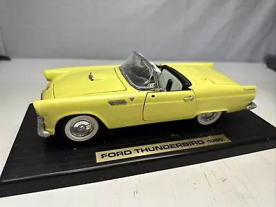 Maisto 1955 Ford Thunderbird Red 1:18 Convertible And Stand Die Cast As Is See • $9.99