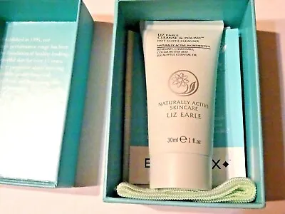 Liz Earle CLEANSE & POLISH Cleanser 30ml With Muslin Cloth ~ In The Box • $7.99