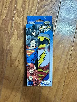 Justice League Mens 3 Pairs Crew Socks Batman Flash Superman DC Official Kohls • $14.99