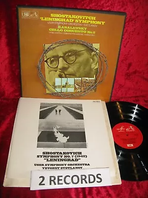 Exc+ To Nm 1968 Uk 2 Lp Asd 2511/2 Melodiya Stereo Daniel Shafran Shostakovich L • $3.72