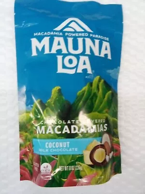 Mauna Loa Macadamia Nuts COCONUT MILK CHOCOLATE 8oz Direct From Hilo Best Prices • $21.99