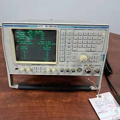 Used Marconi Instruments 2955B Radio Communications Test Set Good Condition. • $1999.99