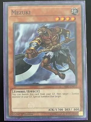 Yu-Gi-Oh! TCG Mezuki SR07-EN012 1st Edition (Near Mint) • $3.30