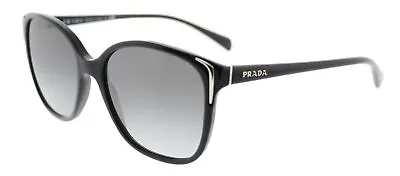 Prada PR01OS Sunglasses-Gray Gradient Lens Black (1AB3M1)-55mm • $124.99