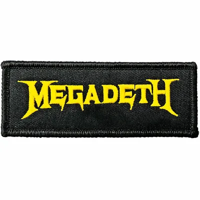 £3.99 • Buy Megadeth -  Logo  - Woven Sew On/iron On - Patch - Official Item