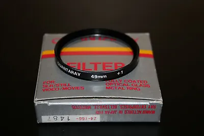 Quantaray 49mm Close Up +1 Lens Filter 24-166 -1487  Made In Japan • $10