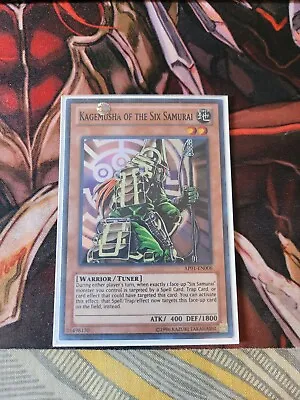 Yugioh Tcg Kagemusha Of The Six Samurai Ap01-en006 Super Unlimited Edition  • $7