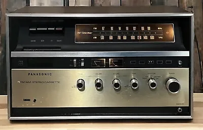 Vintage Panasonic FM/AM Stereo Cassette Player Phono RS-280S 1970's Tested Works • $49