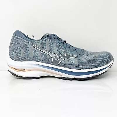 Mizuno Womens Wave Rider 25 Waveknit 411324 9UVG Blue Running Shoes Sneakers 6.5 • $33.41