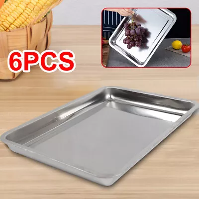 6 Pack 2  Deep Full Size Stainless Steel Steam Table Pans Hotel Food Prep Pan • $23.64