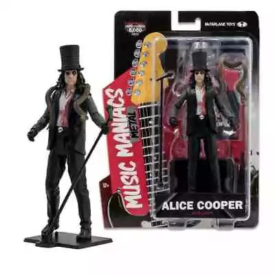 McFarlane Toys - Music Maniacs Metal Alice Cooper 6in Action Figure (PRE-ORDER) • $44.99