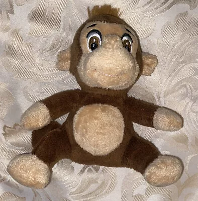 Garanimals Mini Brown Plush Monkey Stuffed Animal Soft Baby Toy Tan 5” Hair • $47