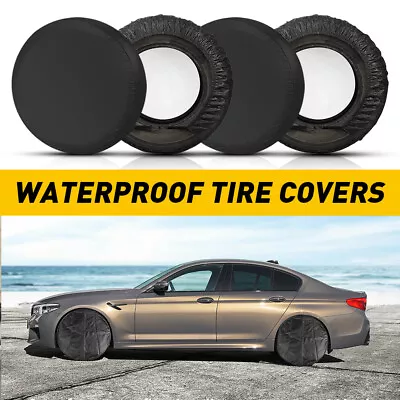 27 - 29  Waterproof Wheel Tire Covers Sun Protector For Truck Car RV Trailer SUV • $18.99
