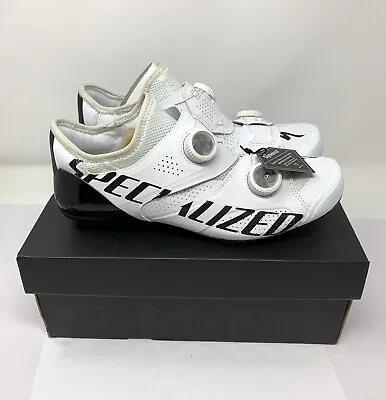 Specialized S-Works Ares Road Cycling Shoes 40 EU / 7.5 US White New • $235