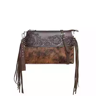 MONTANA WEST Genuine Leather Hair-on Cowhide Clutch / Wristlet / Crossbody • $78