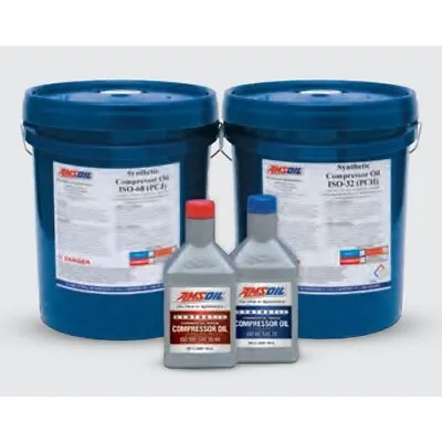 AMSOIL   AMSOIL Synthetic Compressor Oil - ISO 100 SAE 30/40 1x QUART (946ml) P • $30