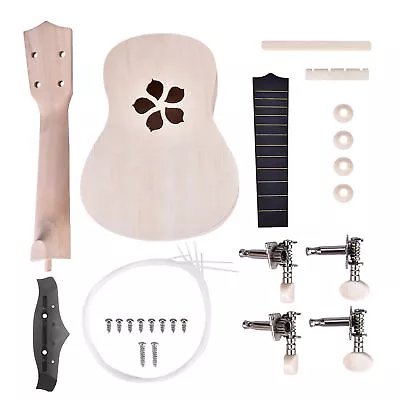 21inch Basswood 4 String Ukelele DIY Kit Instrument Accessory (Petal) GRS • $106.33