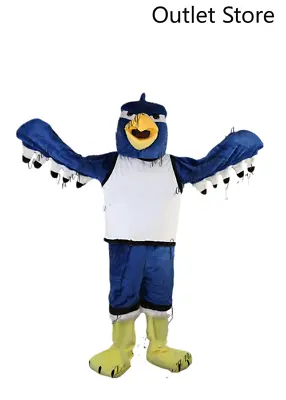£326.63 • Buy Halloween Cartoon Blue Eagle Mascot Costume Cosplay Party Xmas Carnival Fursuit