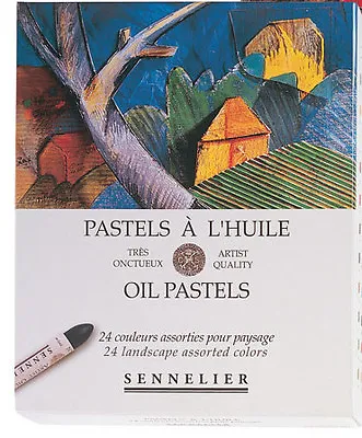 Sennelier Oil Pastel Box Set - 24 Colours - Landscape Selection • £42.99