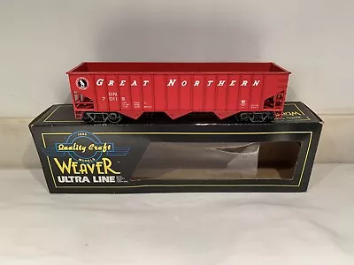 Weaver 2-rail Great Northern 3 Bay 70 Ton Coal Hopper Car! O Scale Train Freight • $49.99