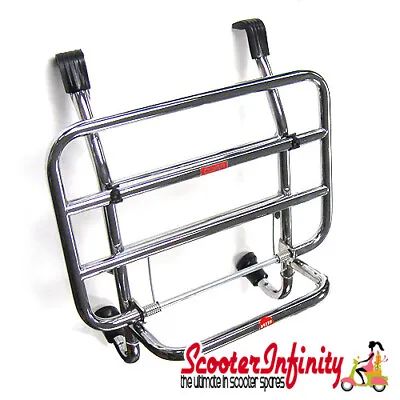 Carrier/Rack Front Faco (Chrome) (Vespa P PX PK Rally T5) • £97.15