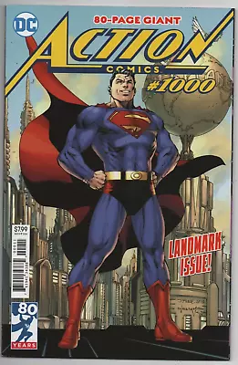 ACTION COMICS 1000 SUPERMAN NEW JUNE 2018 1st APP ROGOL ZAAR NEW CURT SWAN STORY • £4.99