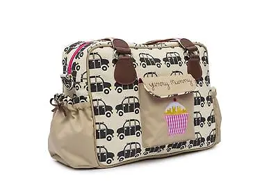 £56.69 • Buy NEW Pink Lining Changing Bag Yummy Mummy Black Cabs