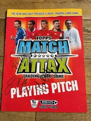 2007/8 Signed Match Attax Trading Card Game Playing Pitch Mint Condition • £9.99