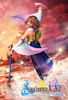 Final Fantasy X X-2 HD Remaster Yuna Poster Box Art High Quality Print 13x19 • $12.99