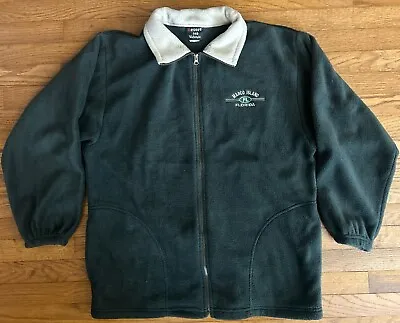 Marco Island Florida Full Zip Jacket Fleece Sweatshirt Resort Beach Men’s XL • $8.99