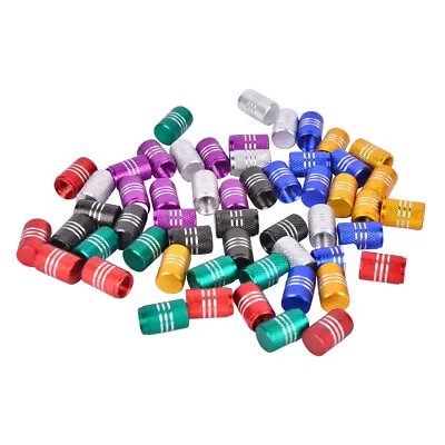 4* Car Tire Valve Stem Cover Aluminum Tyre Valve Caps Air Dust Wheel Rim Caps • $2.60