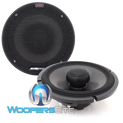 Alpine R-s65.2 6.5  300w Coaxial 2way Carbon Fiber Polymer Tweeters Speakers New • $149.99