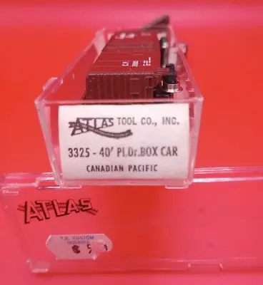 Atlas N 40' Plug Door Box Car Canadian Pacific Cp #35502 • $14.95