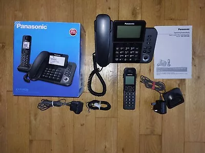 Panasonic KX-TGF320 Digital Corded/Cordless Answering System Desk Telephone • £10.50