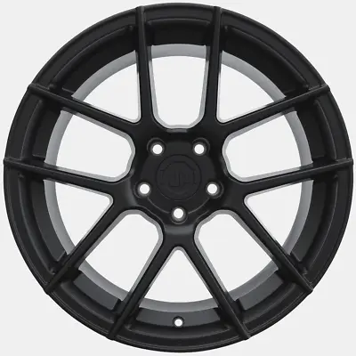 19 Inch Wheels Rims Set Of 4 Staggered 8.5 9.5 Wide 5x112 Fits Mercedes Black • $749