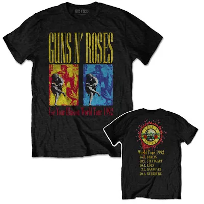 Official Guns N Roses Use Your Illusion World Tour T Shirt Licensed Slash S-2xl • £16.95